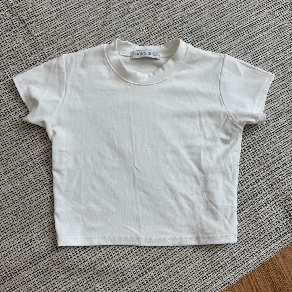 White Crop Top